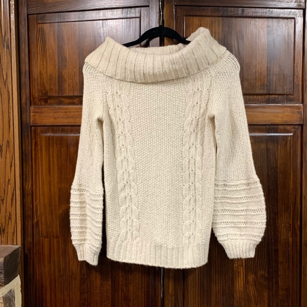 Anthropologie Sleeping on Snow turtleneck sweater